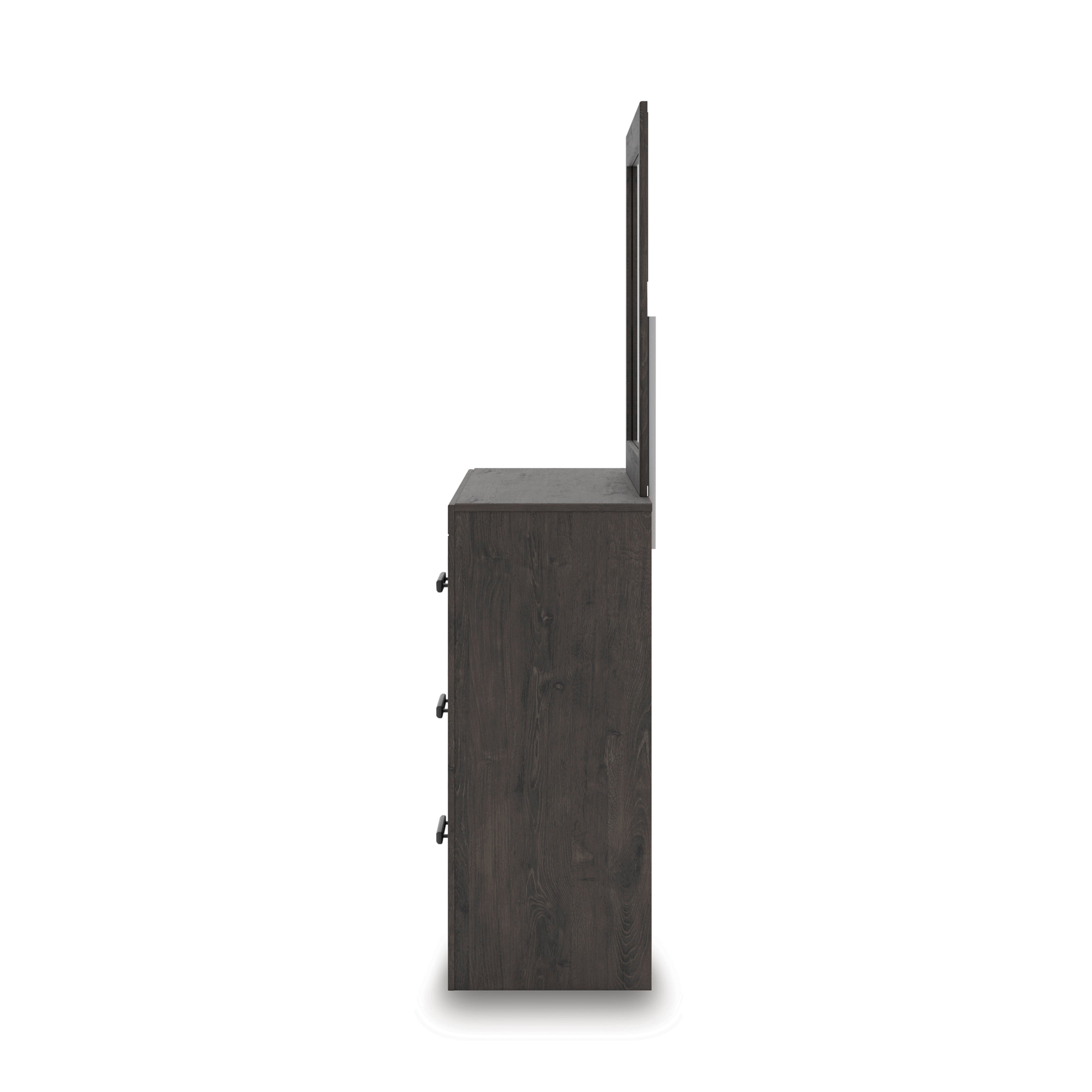 Prendonea Twin Panel Bed, Dresser, Mirror, Chest and Nightstand, Charcoal