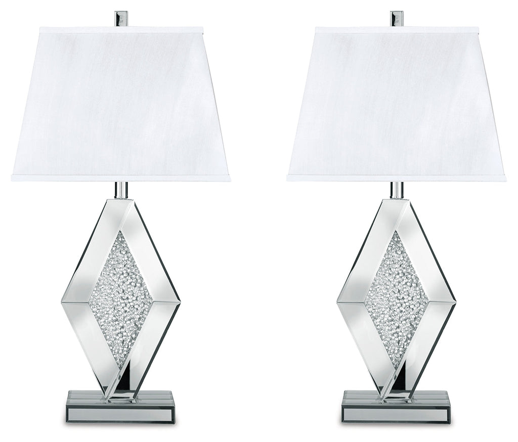 Prunella Silver Table Lamp (Set of 2)