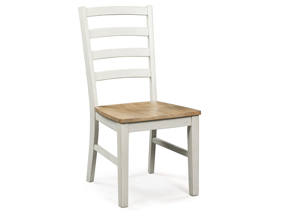 Purlaney Antique White/Natural Dining Room Side Chair (Set of 2)