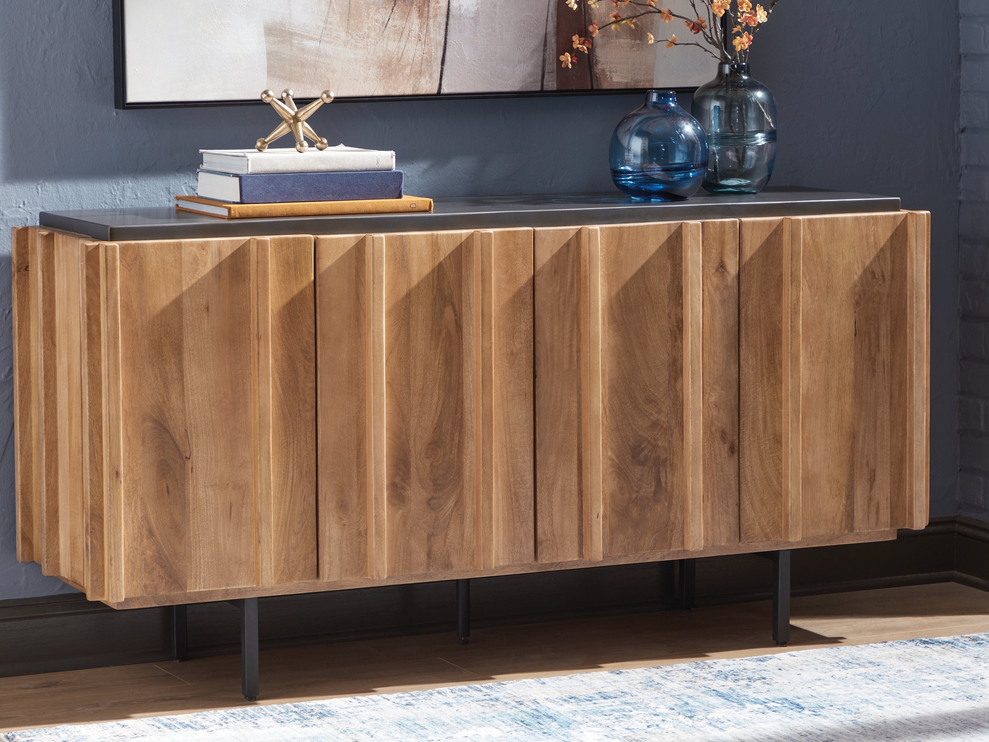 Quintavious Brown/Charcoal Accent Cabinet