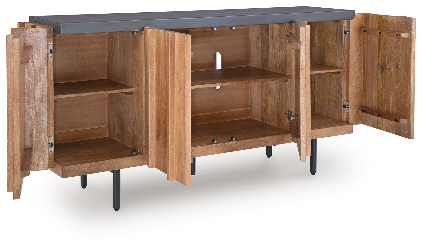 Quintavious Brown/Charcoal Accent Cabinet