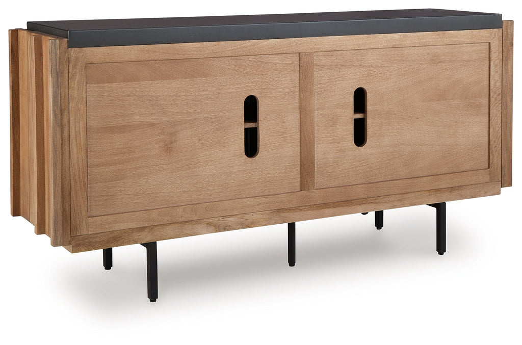Quintavious Brown/Charcoal Accent Cabinet