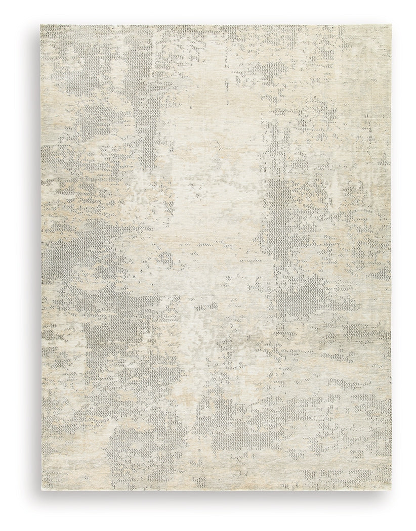Raif Gray/White/Cream Extra Large Rug