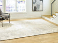 Raif Gray/White/Cream Large Rug