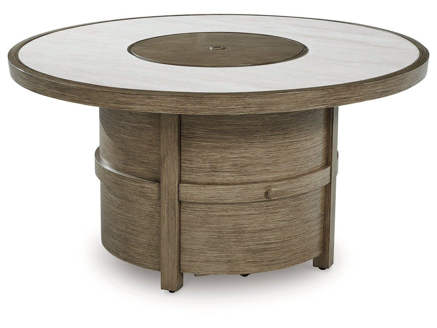 Rainier Ranch Beige Fire Pit Table