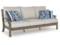 Rainier Ranch Brown/Beige Outdoor Sofa with Cushion