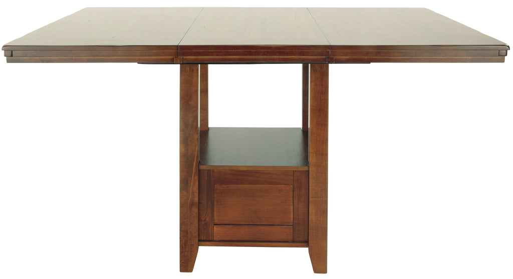 Ralene Medium Brown Counter Height Dining Room Set / 5pc