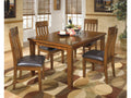 Ralene Medium Brown Dining Room Set / 5pc