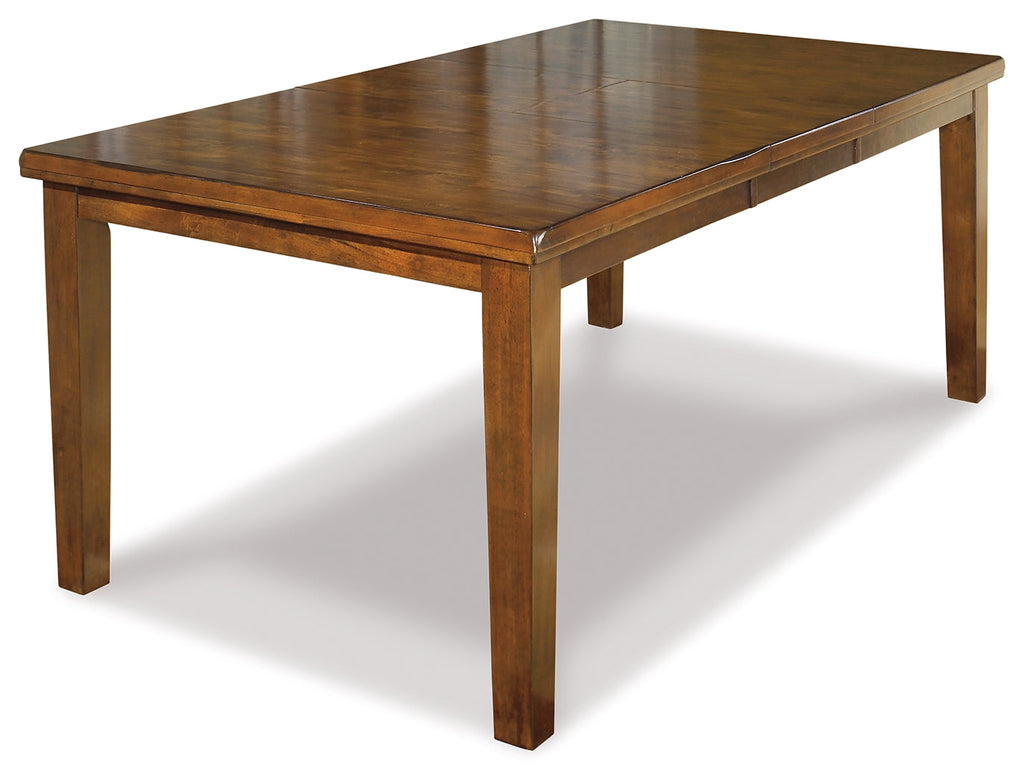 Ralene Medium Brown Dining Table and 2 Chairs and Bench