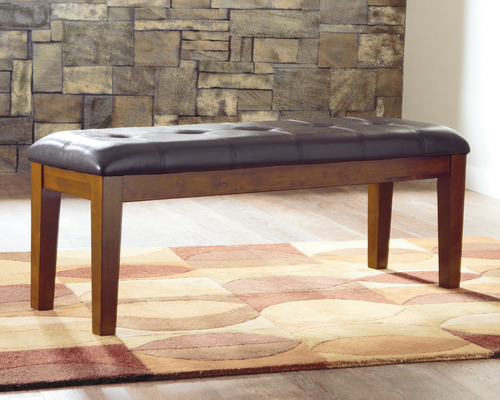 Ralene Medium Brown Dining Table and 4 Chairs and Bench