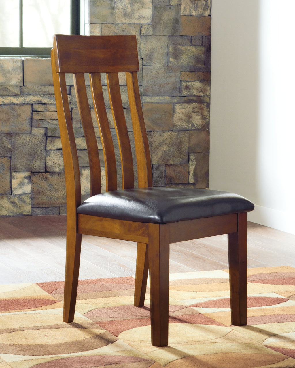 Ralene Medium Brown Dining Table and 4 Chairs and Bench