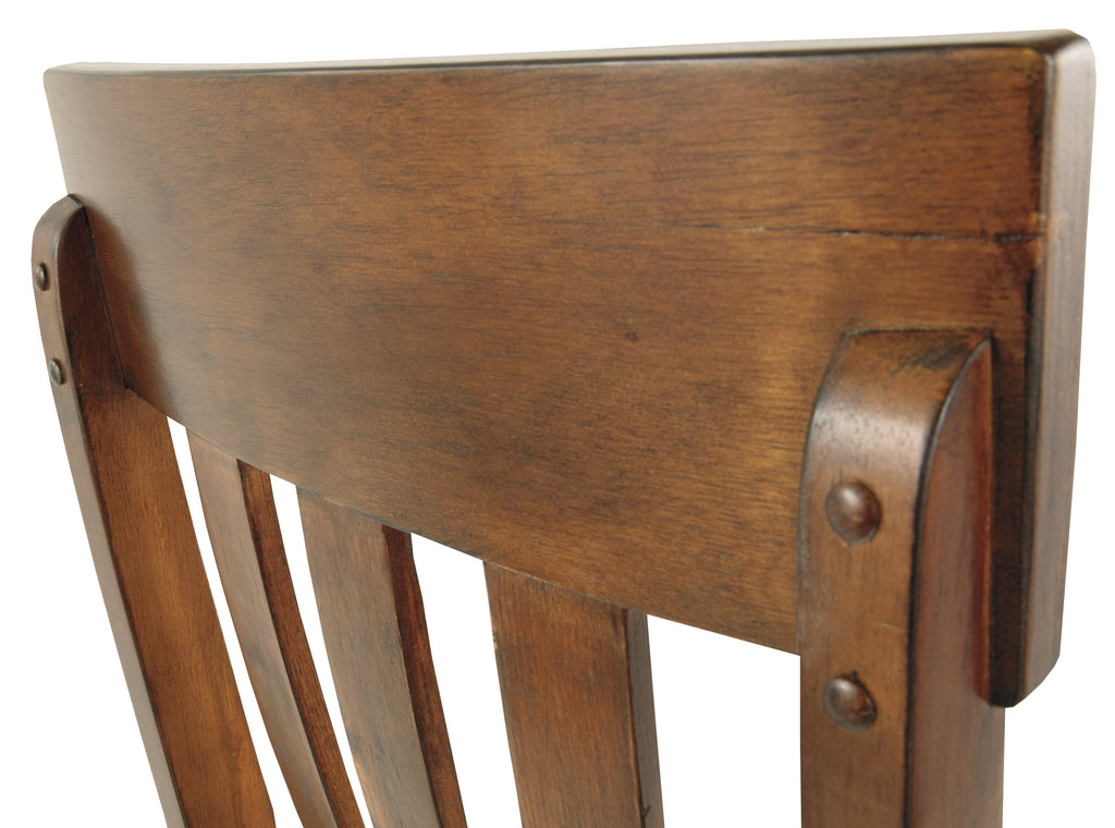 Ralene Medium Brown Dining Table and 4 Chairs and Bench