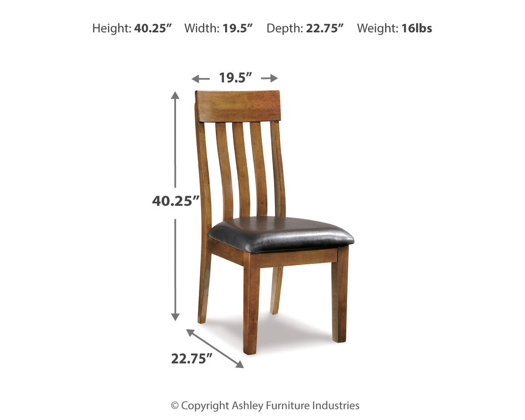 Ralene Medium Brown Dining Table and 4 Chairs and Bench