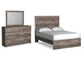 Ralinksi Full Panel Bedroom Set with Dresser and Mirror