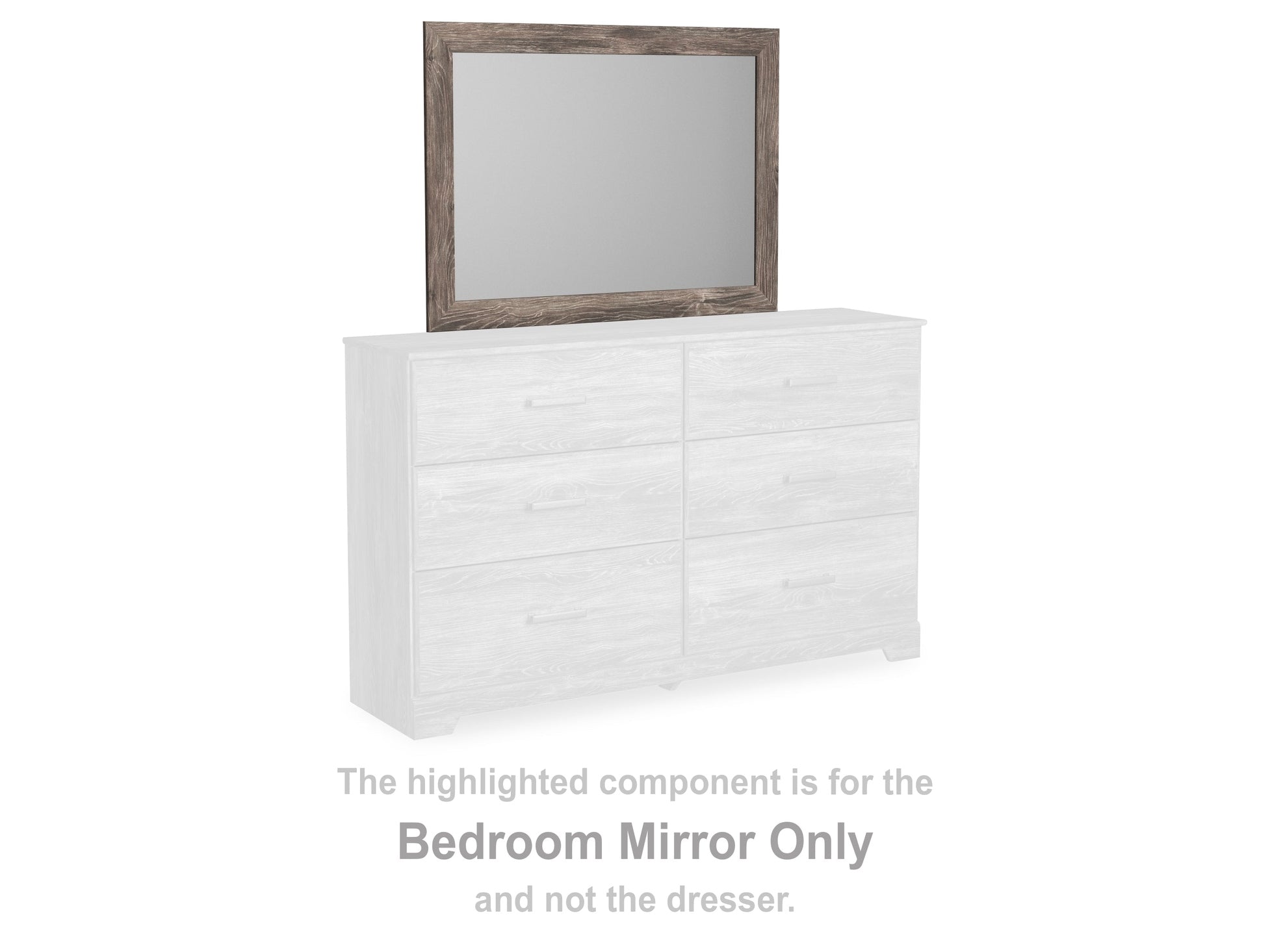 Ralinksi Gray Bedroom Mirror