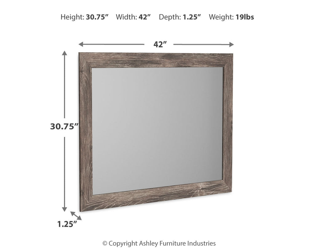 Ralinksi Gray Bedroom Mirror