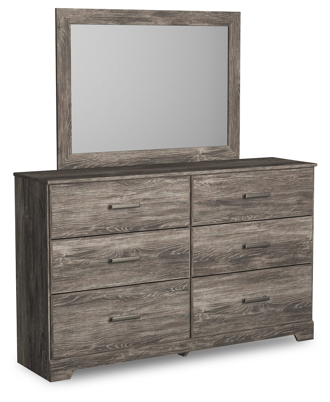 Ralinksi Gray Dresser and Mirror