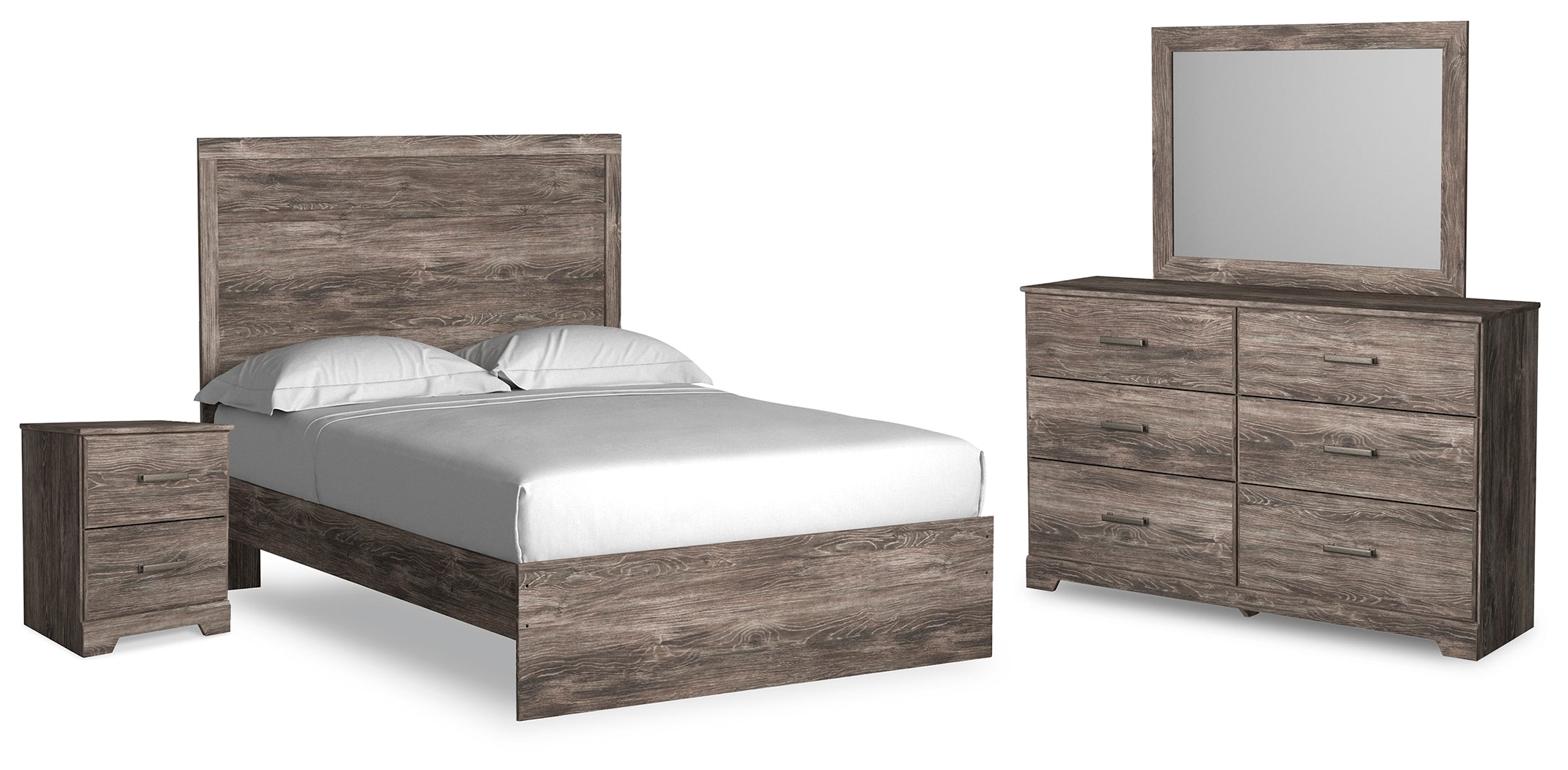 Ralinksi Full Panel Bedroom Set, Gray