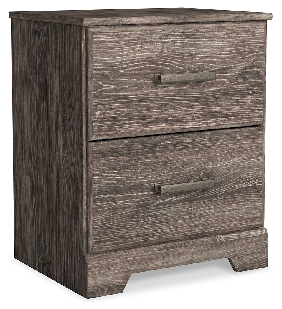 Ralinksi Gray King Panel Bed & Dresser & Mirror & & Nightstand