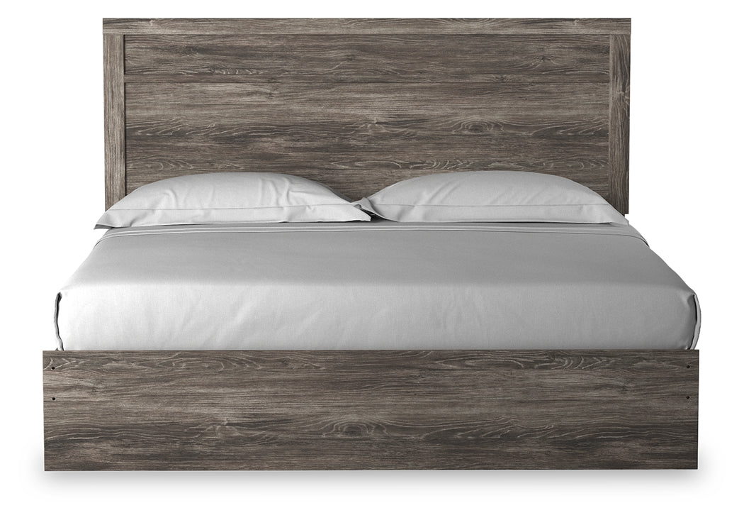Ralinksi Gray King Panel Bed