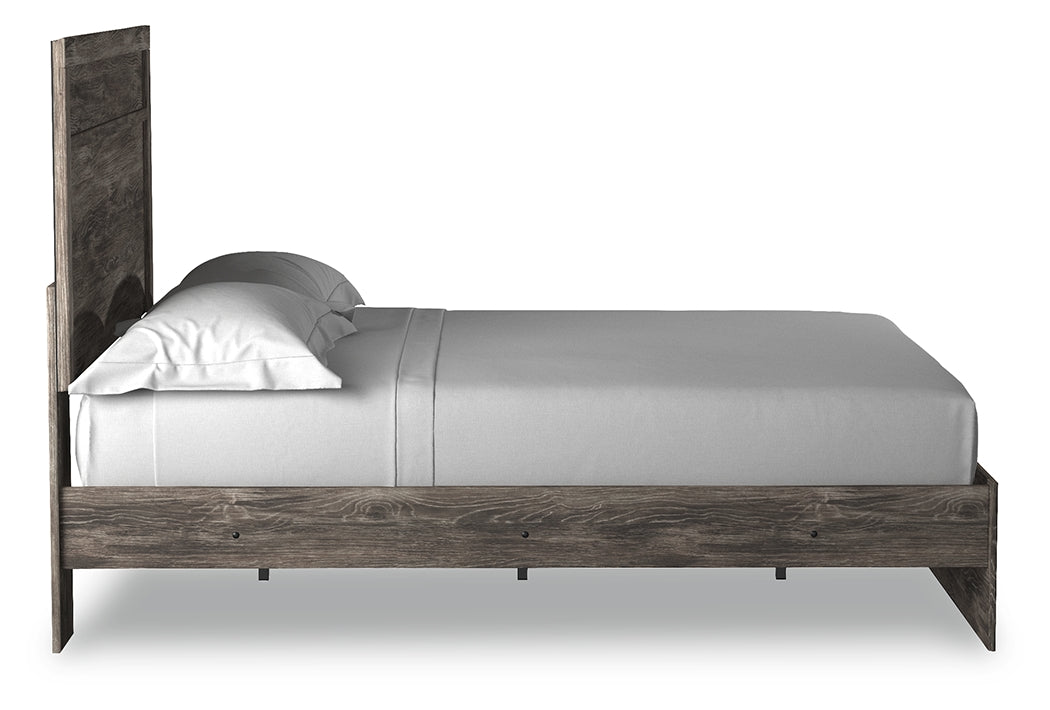 Ralinksi Gray Queen Panel Bed & Dresser & Mirror & & Nightstand