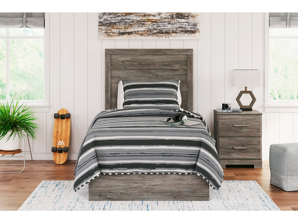 Ralinksi Gray Twin Panel Youth Bed