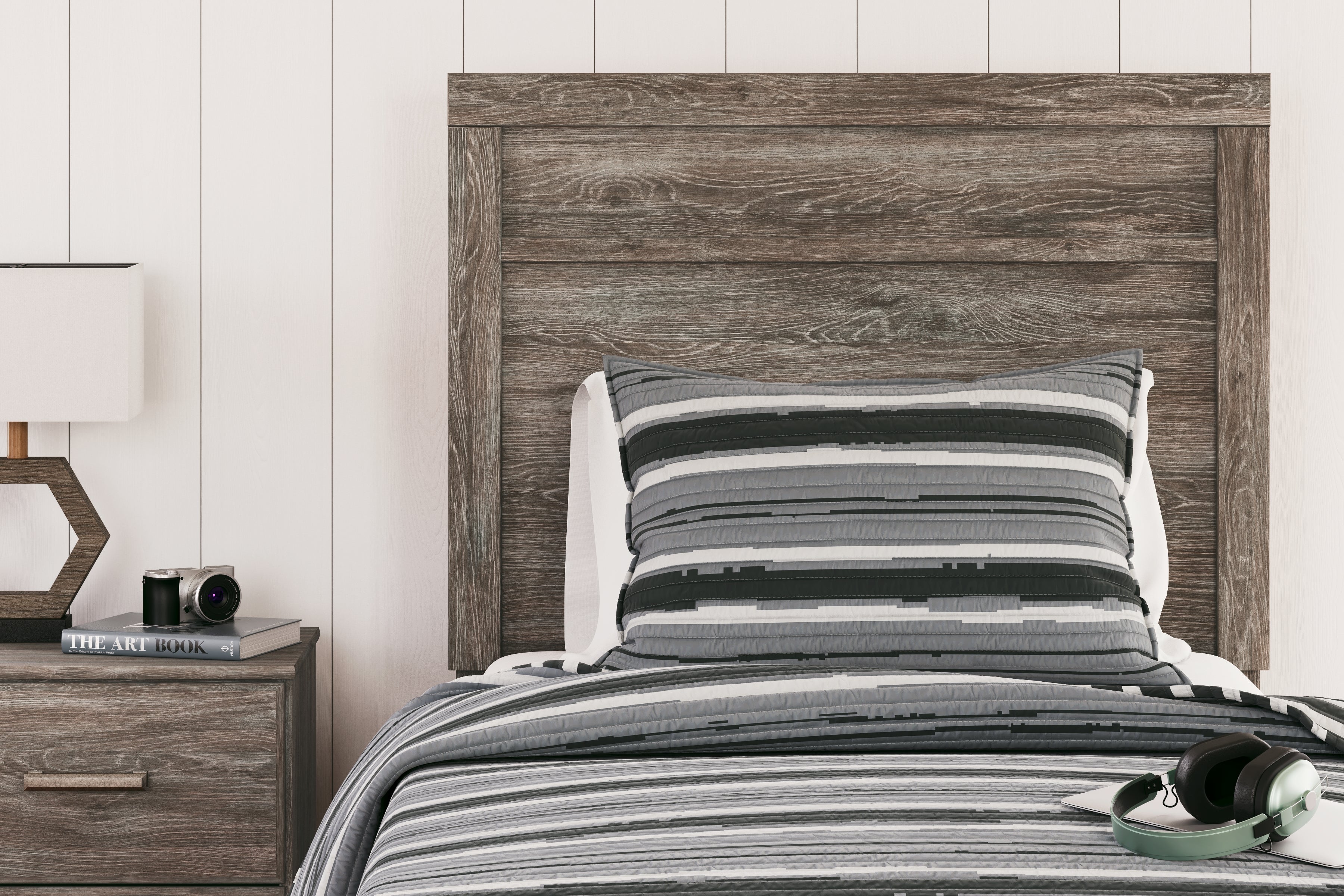 Ralinksi Gray Twin Panel Youth Bed