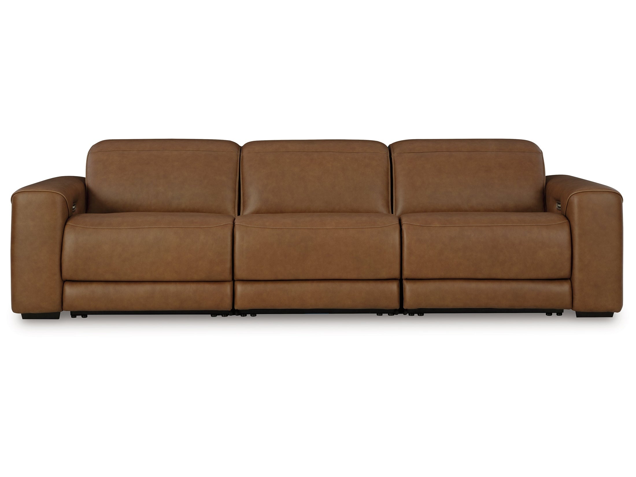 Rally-Up Caramel 3-Piece Power Reclining Sectional Sofa