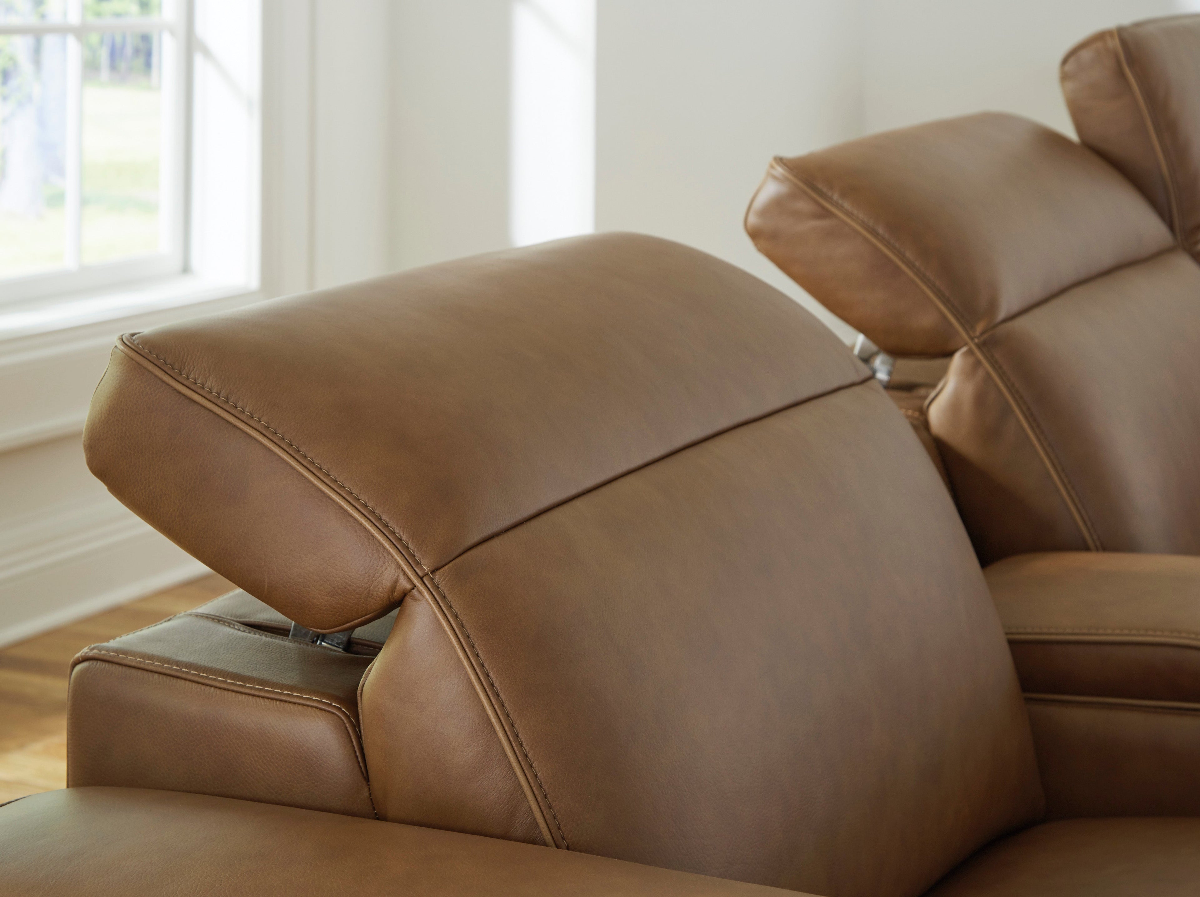 Rally-Up Caramel 3-Piece Power Reclining Sectional Sofa