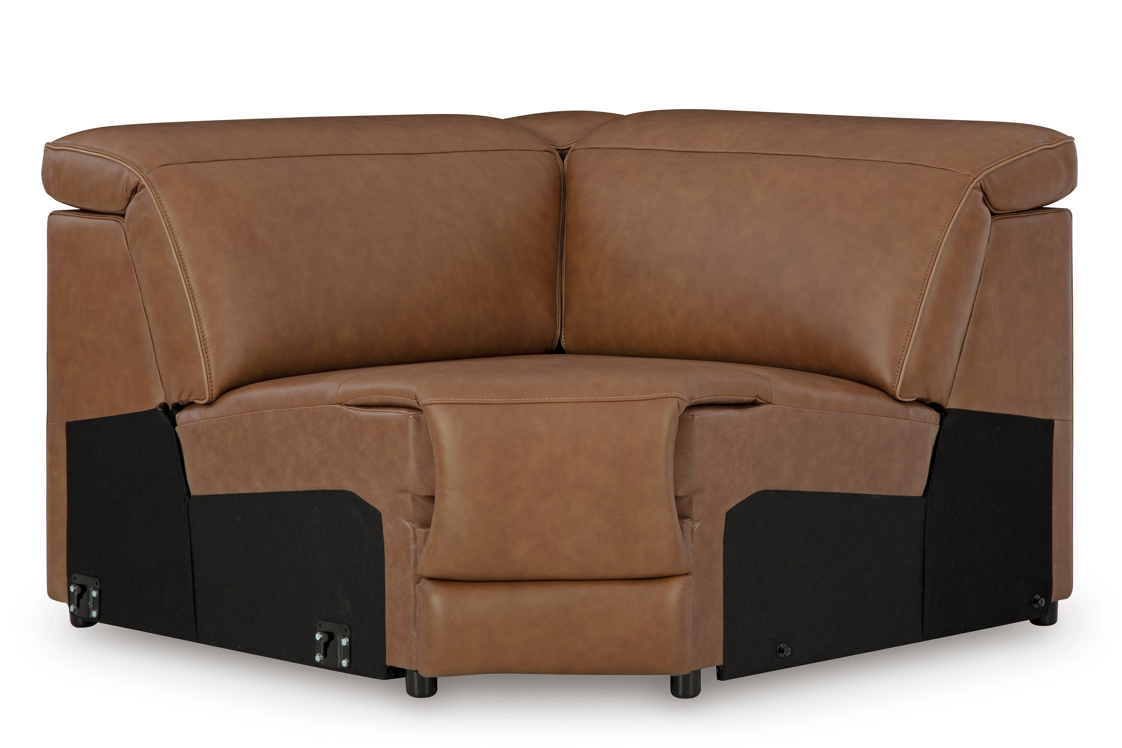 Rally-Up Caramel 6-Piece Power Reclining Sectional w/Console