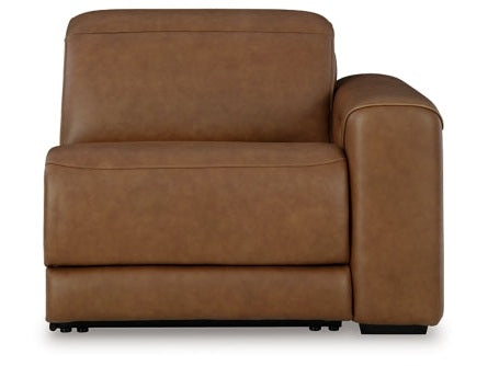 Rally-up Caramel 2-Piece Power Reclining Sectional Loveseat