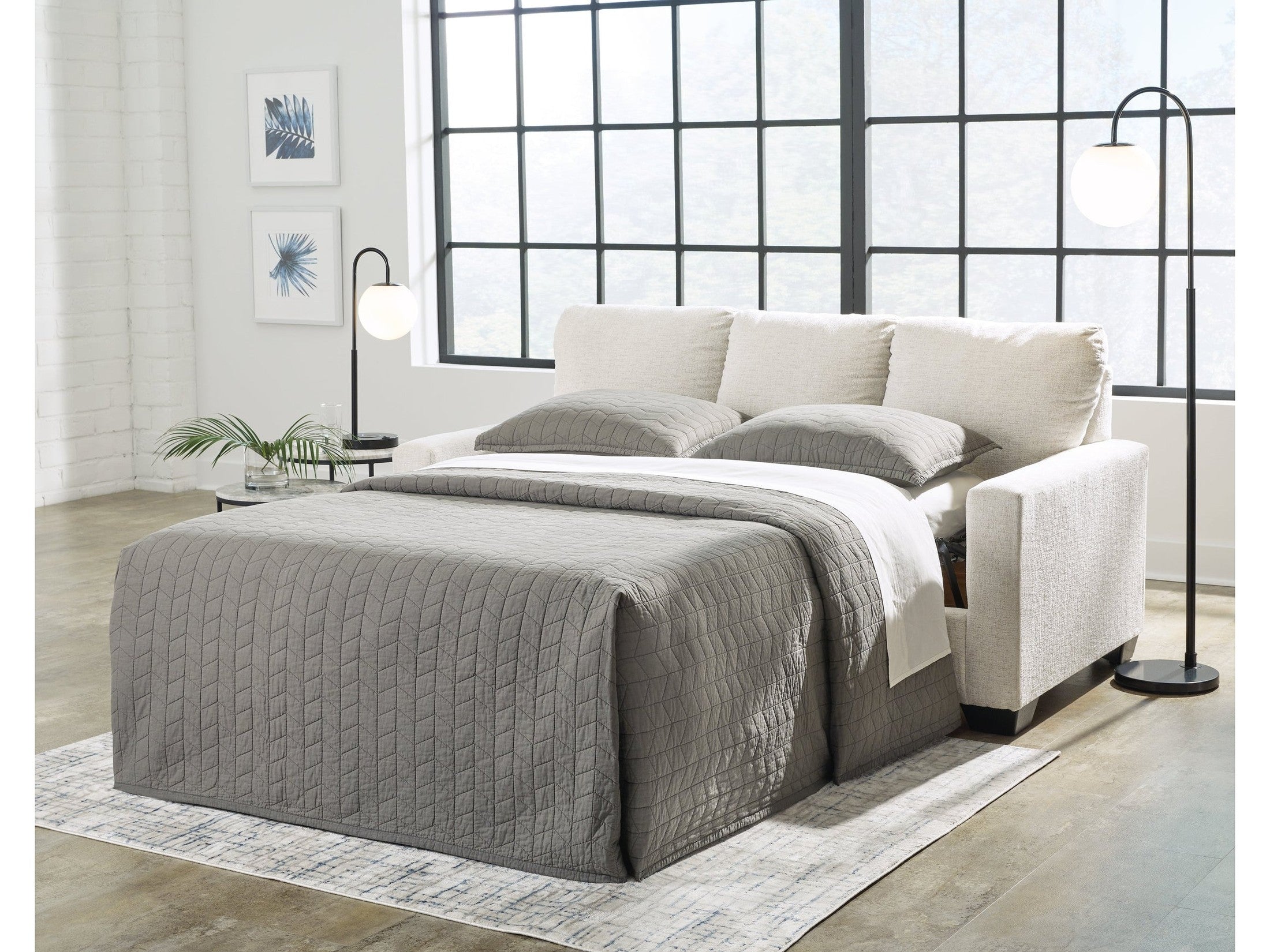Rannis Snow Full Sofa Sleeper