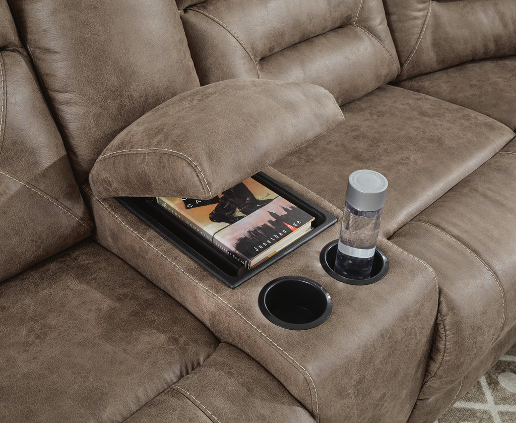 Ravenel Fossil 3-Piece Power Reclining Sectional - LAF Console