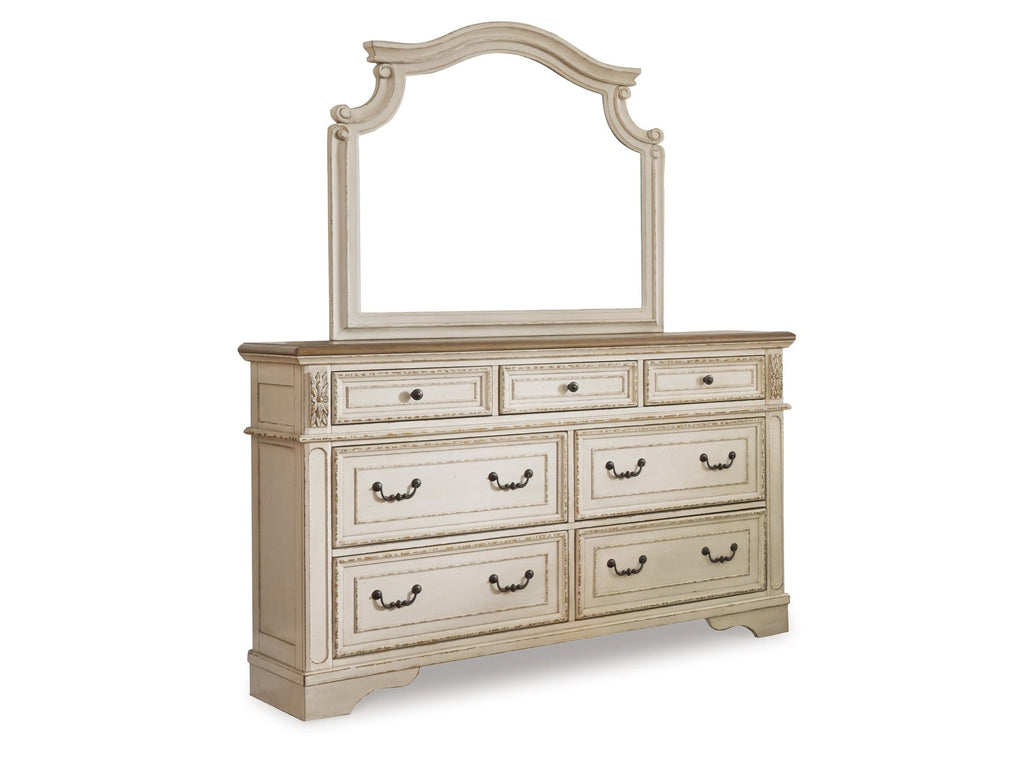 Realyn Chipped California King Upholstered Youth Bedroom Set, White