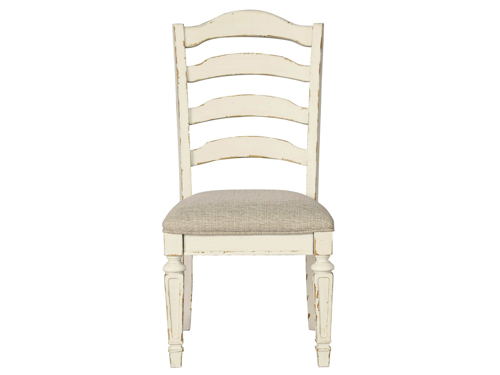 Realyn Chipped White Dining Chair (Set of 2)