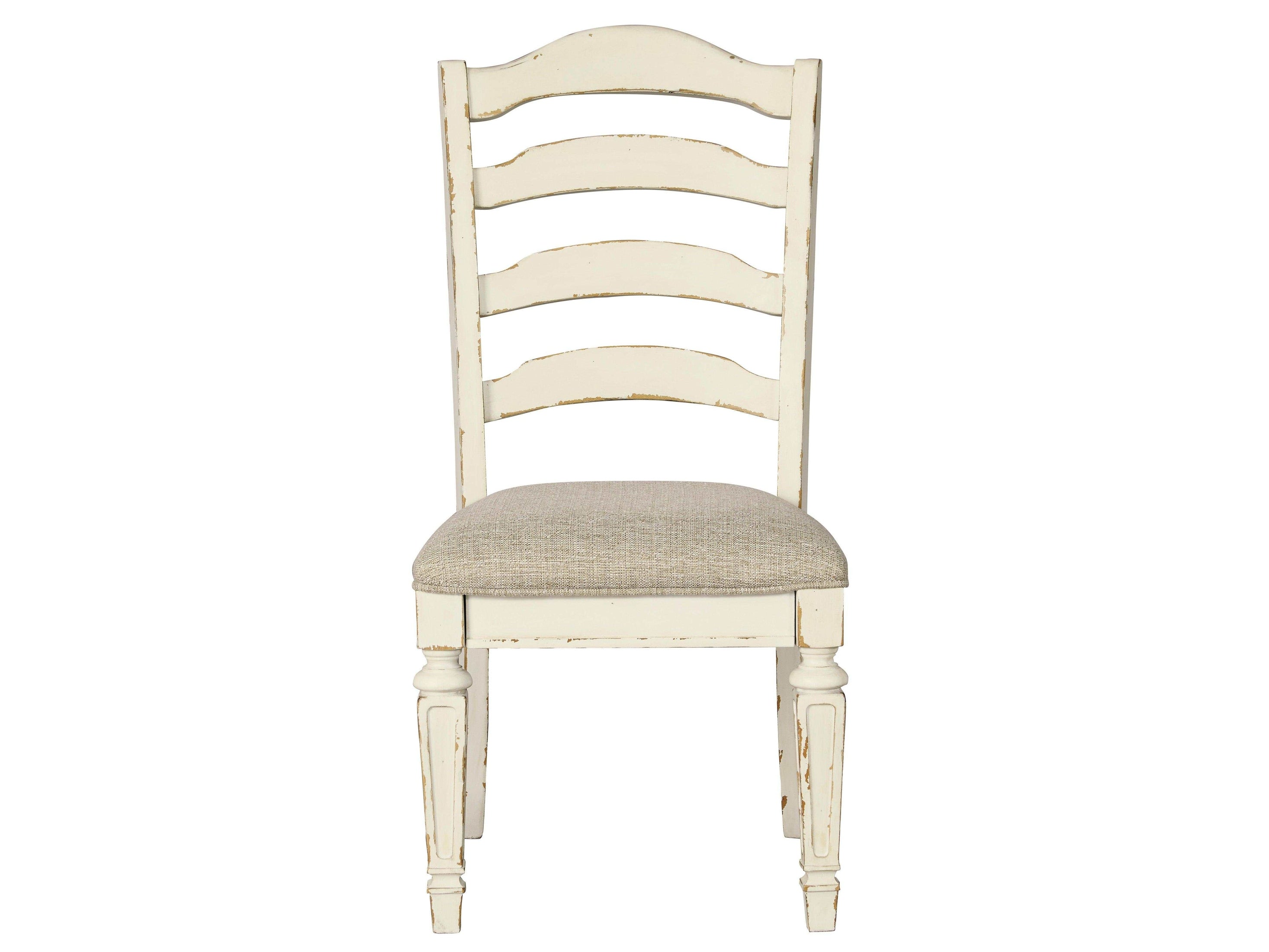 Realyn Chipped White Dining Chair (Set of 2)