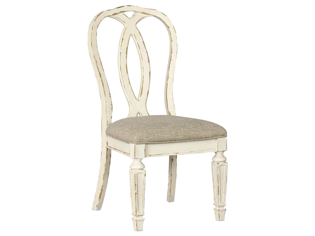 Realyn Chipped White Dining Chair (Set of 2)