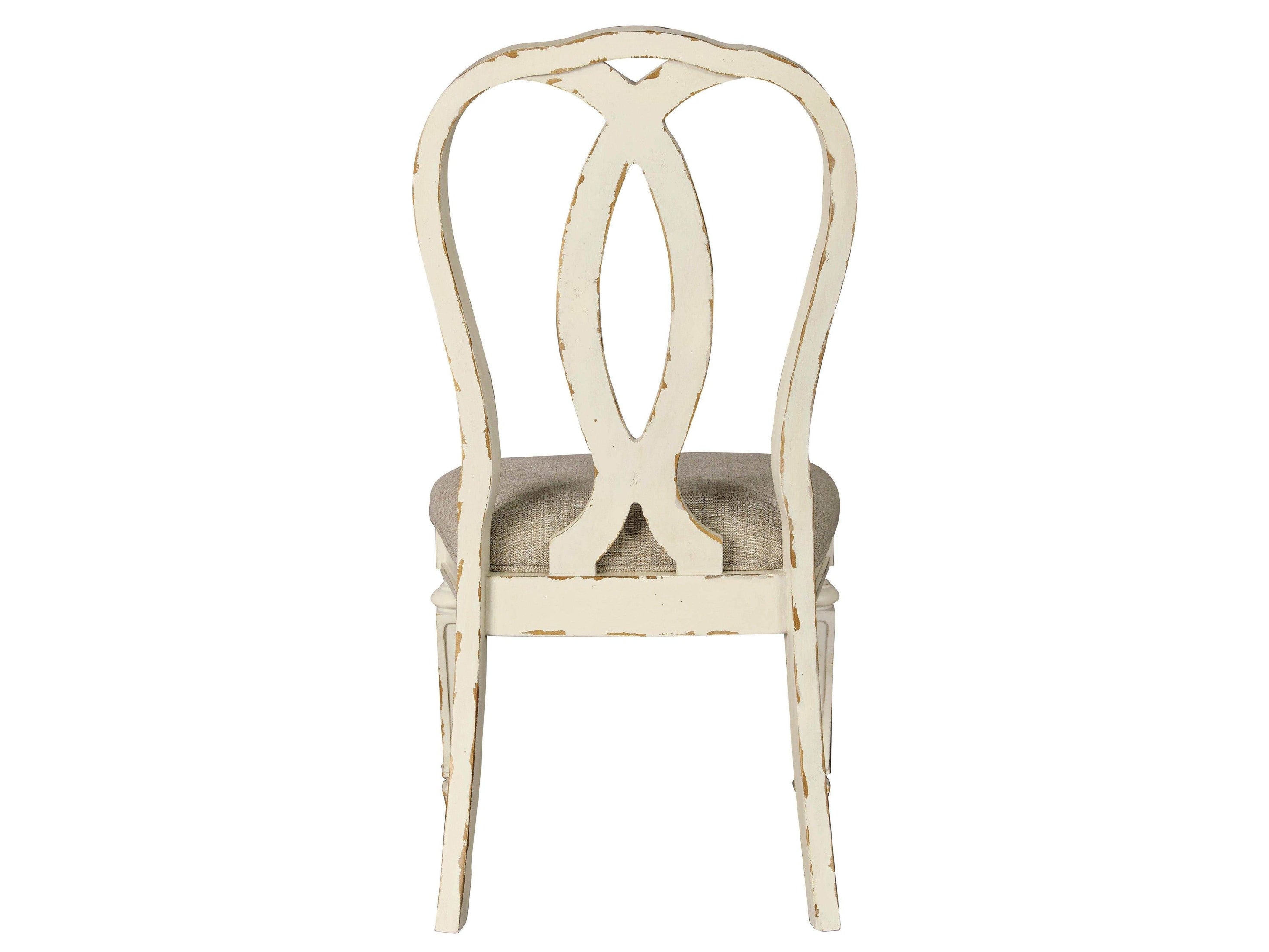 Realyn Chipped White Dining Chair (Set of 2)