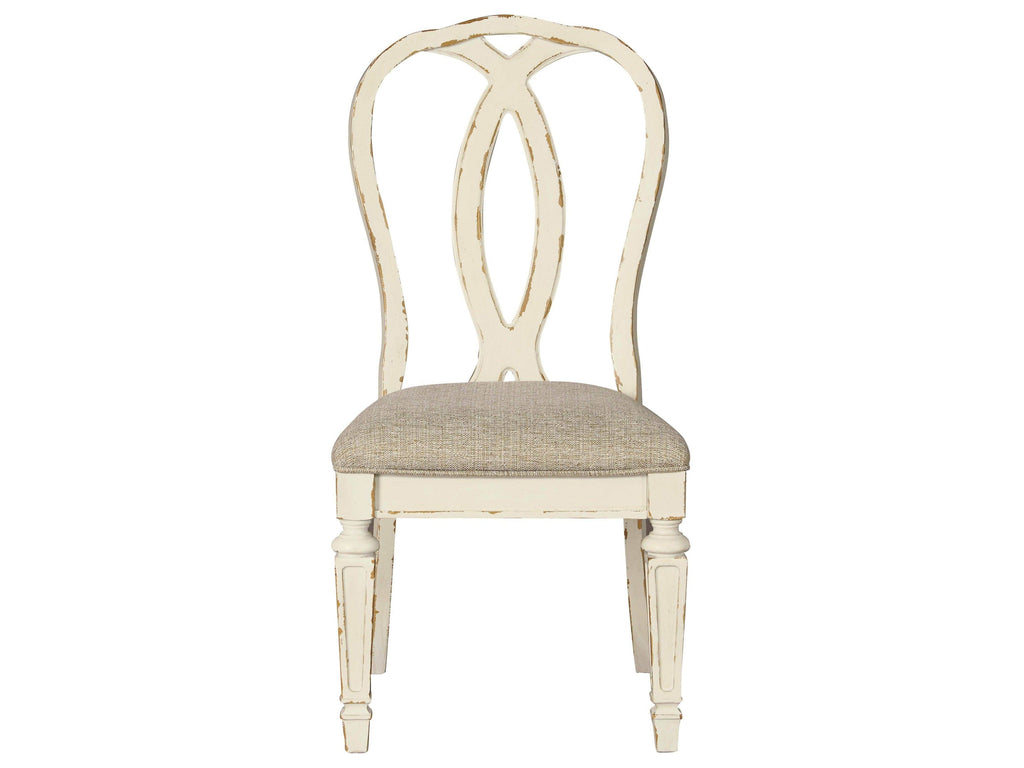 Realyn Chipped White Dining Chair (Set of 2)