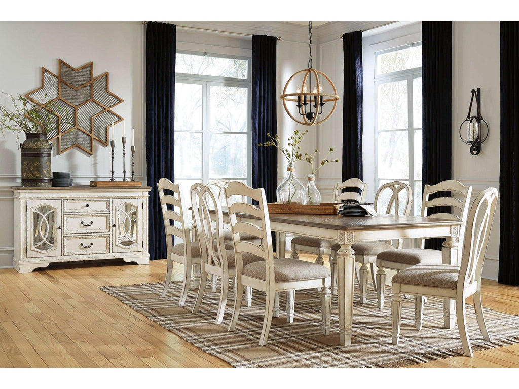 Realyn Chipped White Dining Chair (Set of 2)