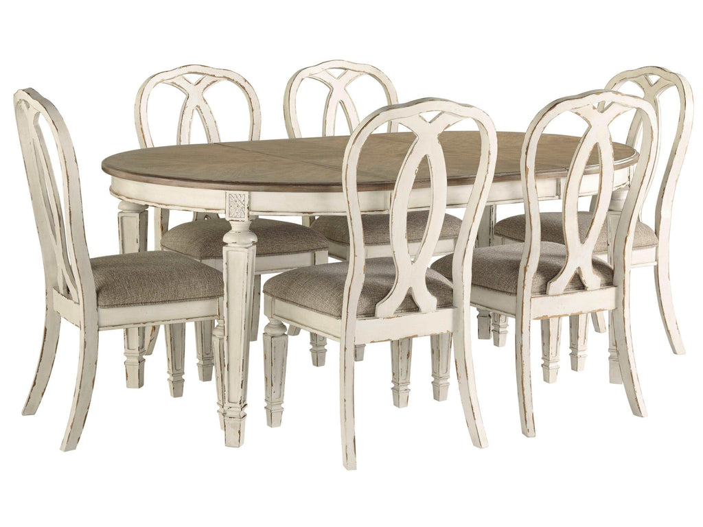 Realyn Chipped White Dining Chair (Set of 2)
