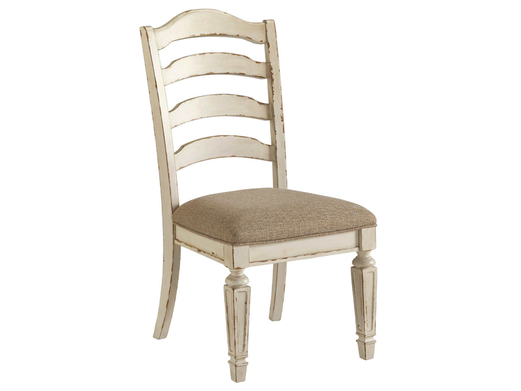Realyn Chipped White Dining Room Set / 5pc