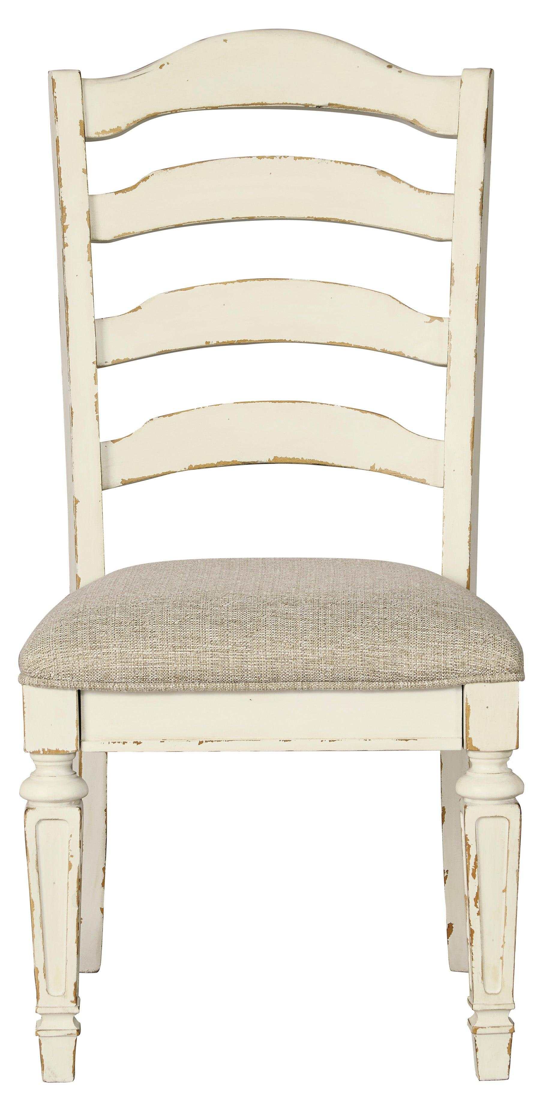 Realyn Chipped White Dining Room Set / 7pc