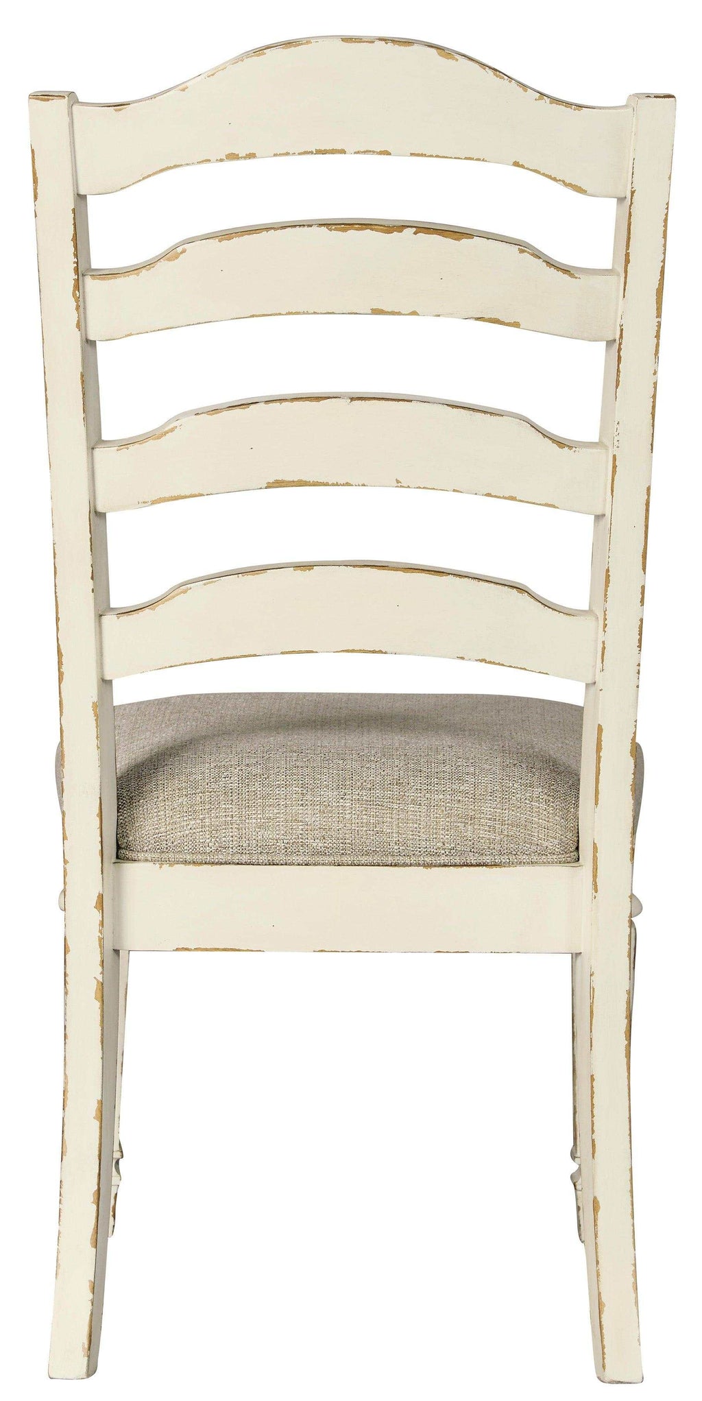 Realyn Chipped Oval Dining Room Set / 7 Pc, White