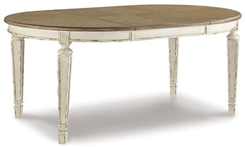 Realyn Dining Table w/ Extension Leaf