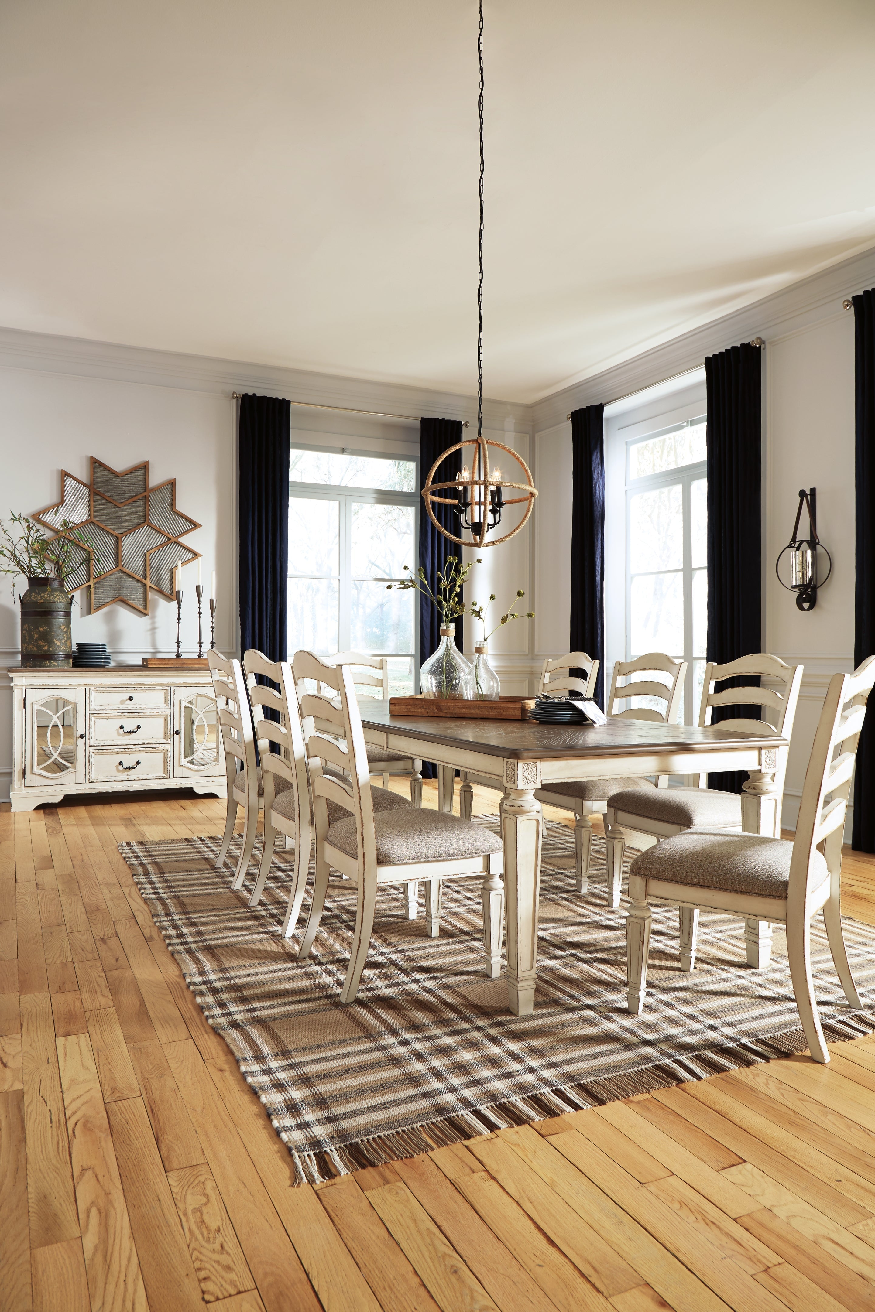 Realyn Dining Table w/ Extension Leaf