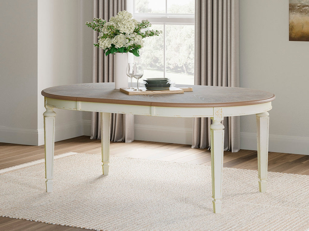 Realyn Dining Table w/ Extension Leaf