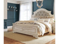 Realyn King Upholstered Panel Bed