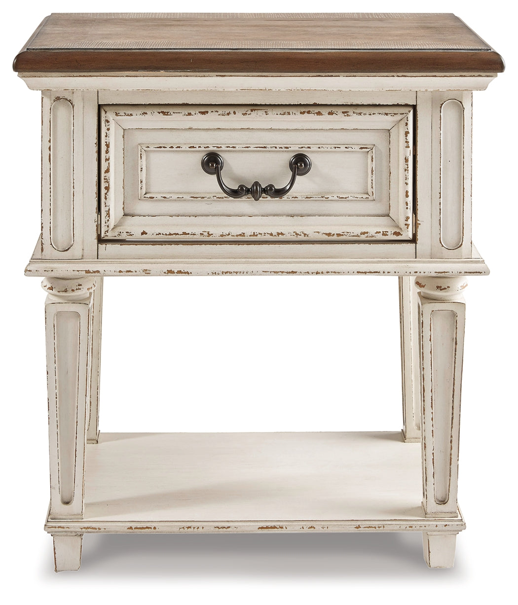 Realyn Nightstand w/ One Drawer