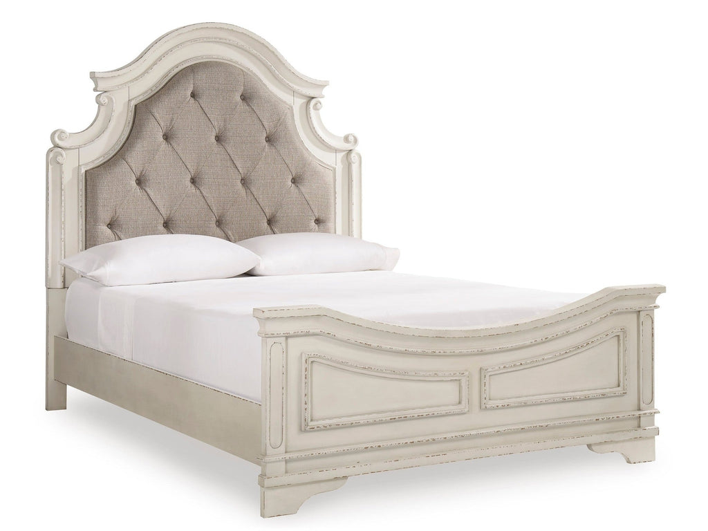 Realyn Queen Upholstered Panel Bed